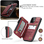 CaseMe - Apple iPhone 13 Mini Case - Back Cover - with RFID Cardholder - Red