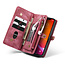 CaseMe - Case for Apple iPhone 13 - Wallet Case with Card Holder, Magnetic Detachable Cover - Red