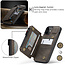 CaseMe - Apple iPhone 13 Case - Back Cover - with RFID Cardholder - Dark Brown