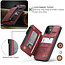 CaseMe - Apple iPhone 13 Case - Back Cover - with RFID Cardholder - Red