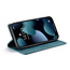 AutSpace - Case for Apple iPhone 13 - PU Leather Wallet Case Card Slot Kickstand Magnetic Closure - Blue
