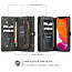 CaseMe - Telefoonhoesje geschikt voor Apple iPhone 13 Pro - 2 in 1 Book Case en Back Cover - Zwart