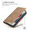 CaseMe - Case for Apple iPhone 13 Pro Max - PU Leather Wallet Case Card Slot Kickstand Magnetic Closure - Light Brown