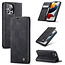 CaseMe - Case for Apple iPhone 13 Pro Max - PU Leather Wallet Case Card Slot Kickstand Magnetic Closure - Black