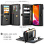 CaseMe - Apple iPhone 13 Pro Max Case - Back Cover and Wallet Book Case - Multifunctional - Black