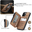 CaseMe - Apple iPhone 13 Pro Max Case - Back Cover - with RFID Cardholder - Light Brown