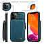 CaseMe - Apple iPhone 13 Pro Max Case - Back Cover - with RFID Cardholder - Blue