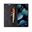 AutSpace - Case for Apple iPhone 13 Pro Max - PU Leather Wallet Case Card Slot Kickstand Magnetic Closure - Black