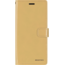 Telefoonhoesje geschikt voor Apple iPhone 13 Mini - Blue Moon Diary Wallet Case -Goud