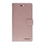 Telefoonhoesje geschikt voor Apple iPhone 13 Mini - Blue Moon Diary Wallet Case - Rose Goud