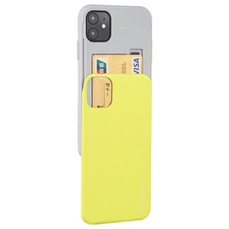 Mercury Goospery Telefoonhoesje geschikt voor Apple iPhone 13 Mini - Mercury Sky Slide Bumper Case - Lime Groen