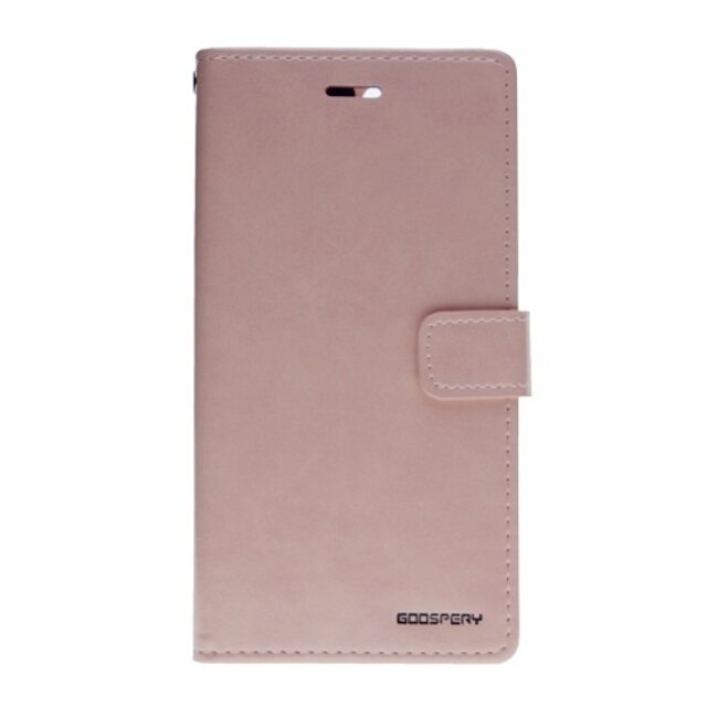 Telefoonhoesje geschikt voor Apple iPhone 13 - Blue Moon Diary Wallet Case - Rose Goud
