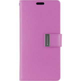 Mercury Goospery Case for Apple iPhone 13 Case - Flip Cover - Goospery Rich Diary - Purple