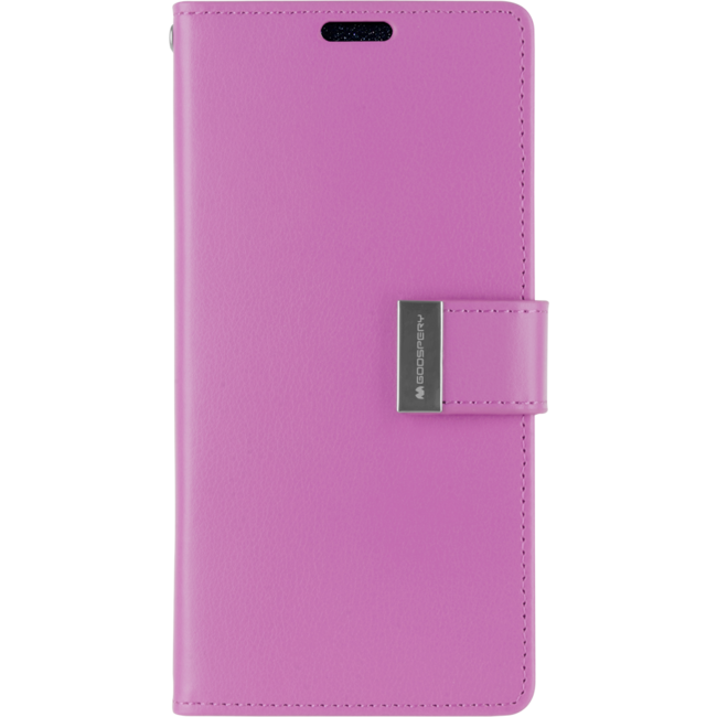 Case for Apple iPhone 13 Case - Flip Cover - Goospery Rich Diary - Purple