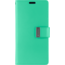 Telefoonhoesje geschikt voor Apple iPhone 13 Pro - Goospery Rich Diary Case - Hoesje met Pasjeshouder - Turquoise