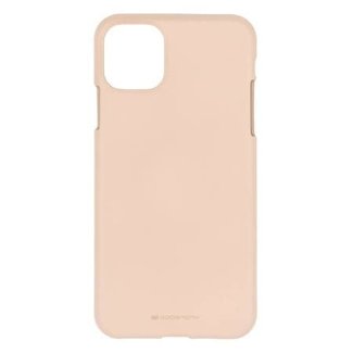 Mercury Goospery Telefoonhoesje geschikt voor Apple iPhone 13 Pro - Soft Feeling Case - Back Cover - Licht Roze