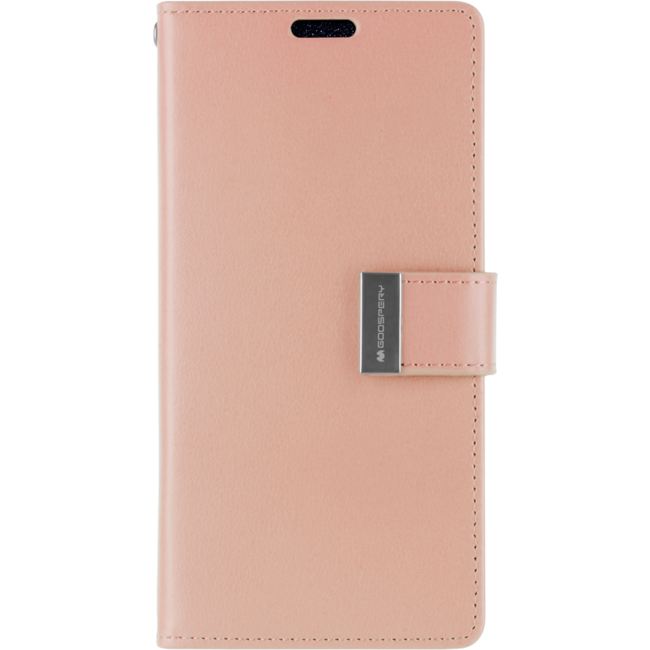 Case for Apple iPhone 13 Pro Max - Blue Moon Diary Case - Flip Cover - Rose Gold