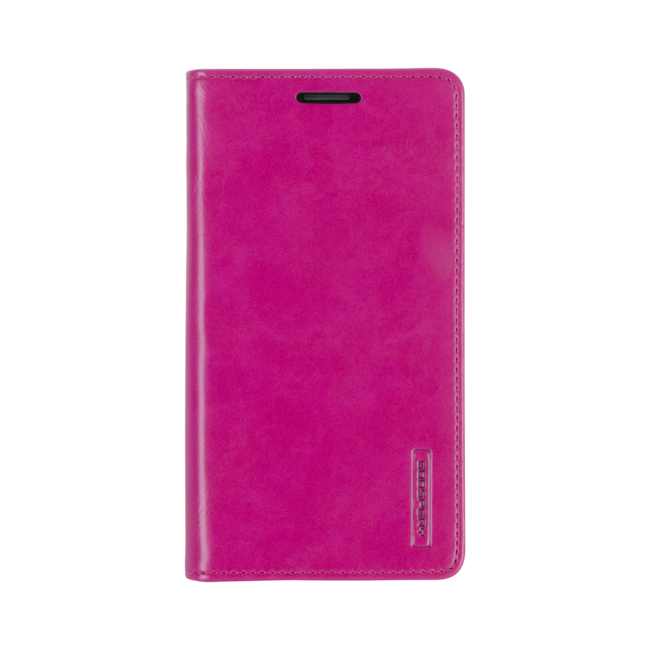 Telefoonhoesje geschikt voor Apple iPhone 13 Pro Max - Blue Moon Flip Case - Met pasjeshouder - Magenta