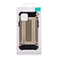 Telefoonhoesje geschikt voor iPhone 13 - Metallic Armor Case - Grijs