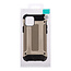 Telefoonhoesje geschikt voor iPhone 13 - Metallic Armor Case - Goud