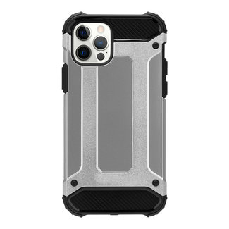 Mercury Goospery Phone case suitable for iPhone 13 - Metallic Armor Case - Silver