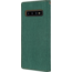 Telefoonhoesje geschikt voor iPhone 13 Pro - Mercury Canvas Diary Wallet Case - Hoesje met Pasjeshouder - Groen