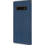 Telefoonhoesje geschikt voor iPhone 13 Pro - Mercury Canvas Diary Wallet Case - Hoesje met Pasjeshouder - Blauw