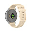 Case2go - Bandje voor Garmin Smartwatch - Geschikt voor de Garmin Venu 2 / vivoactive 4s / Garmin Active - Siliconen - 22 MM - Beige