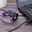 2-Pack - Oplaadkabel geschikt voor Fitbit Charger 3 - USB-kabel - 1.0 meter - Zwart