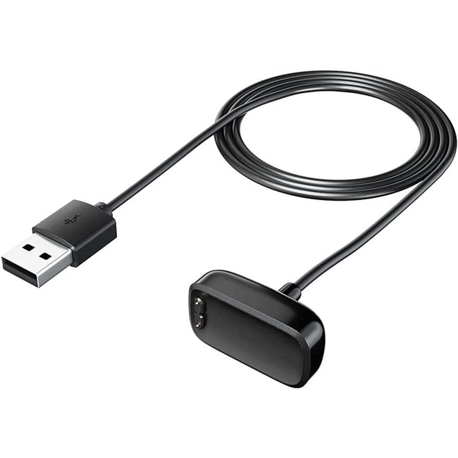 Oplaadkabel geschikt voor Fitbit Inspire (1ste gen) - USB-kabel - 1.0 meter - Zwart