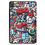 Tablet hoes geschikt voor Nokia T20 (2021) - 10.4 Inch - Tri-Fold Book Case - Graffiti