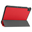 Tablet hoes geschikt voor Nokia T20 (2021) - 10.4 Inch - Tri-Fold Book Case - Rood