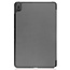 Tablet hoes geschikt voor Nokia T20 (2021) - 10.4 Inch - Tri-Fold Book Case - Grijs