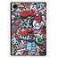 Case2go - Tablet Hoes geschikt voor Samsung Galaxy Tab A8 (2021) Hoes - 10.5 Inch - Tri-Fold Book Case - Grafitti