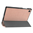 Case2go - Tablet Hoes geschikt voor Samsung Galaxy Tab A8 (2021) Hoes - 10.5 Inch - Tri-Fold Book Case - Rosé Goud