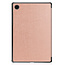 Case2go - Tablet Hoes geschikt voor Samsung Galaxy Tab A8 (2021) Hoes - 10.5 Inch - Tri-Fold Book Case - Rosé Goud