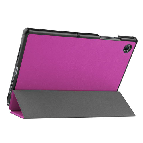 Cover2day Case2go - Tablet Hoes geschikt voor Samsung Galaxy Tab A8 (2021) - 10.5 inch - Tri-Fold Book Case - Auto Wake functie - Paars