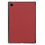 Case2go - Tablet Hoes geschikt voor Samsung Galaxy Tab A8 (2021) Hoes - 10.5 Inch - Tri-Fold Book Case - Donker Rood