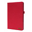 Case2go - Tablet hoes geschikt voor Samsung Galaxy Tab A8 (2021) - 10.5 Inch - Book Case met Soft TPU houder - Rood