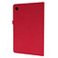 Case2go - Tablet hoes geschikt voor Samsung Galaxy Tab A8 (2021) - 10.5 Inch - Book Case met Soft TPU houder - Rood