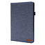 Case2go - Tablet hoes geschikt voor Samsung Galaxy Tab A8 (2021) - 10.5 Inch - Book Case met Soft TPU houder - Blauw