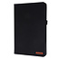 Case2go - Tablet hoes geschikt voor Samsung Galaxy Tab A8 (2021) - 10.5 Inch - Book Case met Soft TPU houder - Zwart