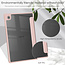 Tablet hoes voor Samsung Galaxy Tab A8 (2021) - 10.5 Inch - Transparante Case - Tri-fold Back Cover - Roze