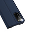 Case for Samsung Galaxy A03s Ultra Slim PU Leather Flip Folio Case with Magnetic Closure - Dark Blue