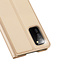 Case for Samsung Galaxy A03s Ultra Slim PU Leather Flip Folio Case with Magnetic Closure - Gold