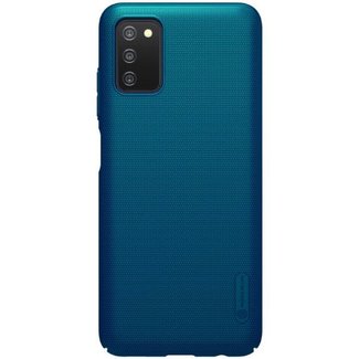 Nillkin Nillkin - Telefoonhoesje geschikt voor Samsung Galaxy A03s - Super Frosted Shield - Back Cover - Blauw