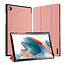 Dux Ducis - Tablet hoes geschikt voor Samsung Galaxy Tab A8 (2021) - Domo Book Case - Roze