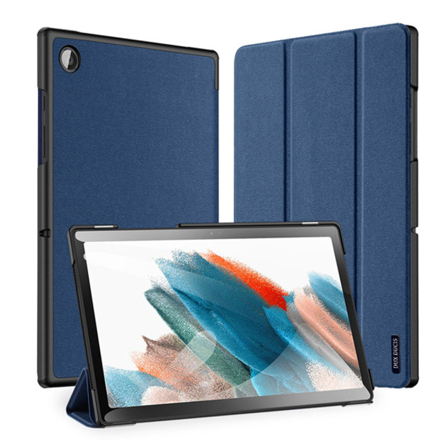 Dux Ducis - Tablet hoes geschikt voor Samsung Galaxy Tab A8 (2021) - Domo Book Case - Blauw