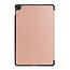 Cover2day- Tablet Hoes geschikt voor Realme Pad - 10.4 inch - Tri-Fold Book Case - Auto Wake functie - Rose Goud