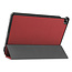 Cover2day - Tablet Hoes geschikt voor Realme Pad - 10.4 inch - Tri-Fold Book Case - Auto Wake functie - Donker Rood